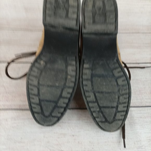 Laredo Womens Western Work Boots 6.5M Brown 6" Saddle Brand - Picture 8 of 9